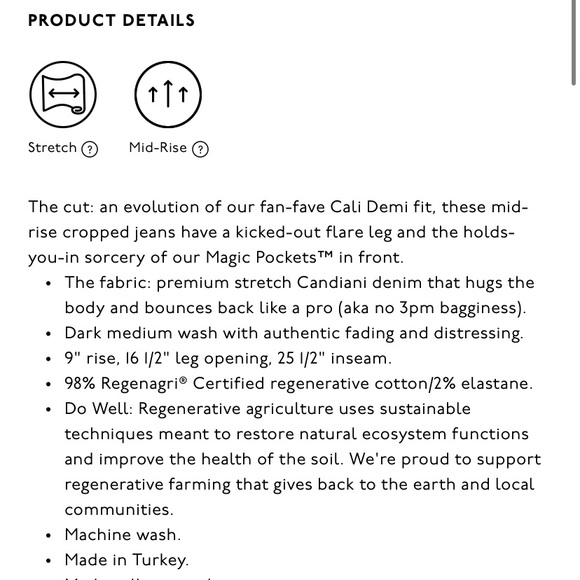 NWT Madewell Petite Kick Out Crop Jeans (27P) - Picture 10 of 10